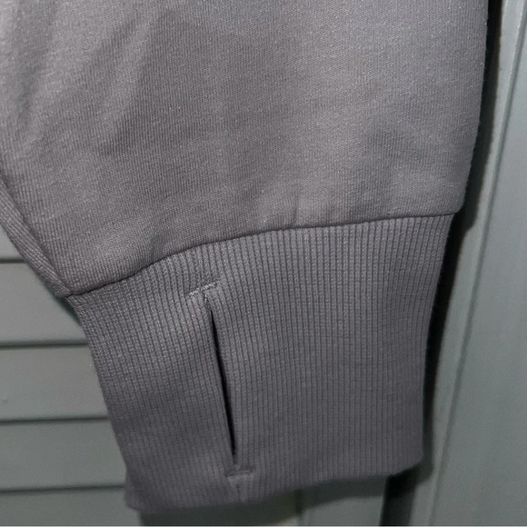 NWT Cropped Length French Terry Sweatshirt - Picture 4 of 12